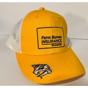 Farm Bureau Insurance Hat Tennessee Nashville Predators Trucker Cap Preds‎